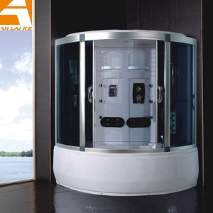 Luxury Whirlpool <strong>Bathtub</strong> Shower <strong>Cabin</strong> with TV, Rain Shower System, KF-817