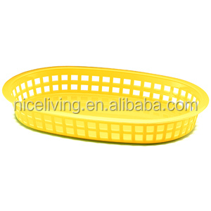 Panier Plateau Ovale <span class=keywords><strong>Chicago</strong></span> Jaune - Product Image 1