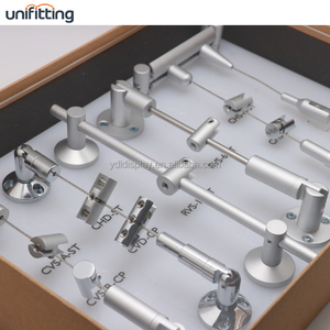 Bán Buôn Cửa Hàng Bán Lẻ Cửa Sổ Hiển Thị Cable/Rod Hệ Thống Hiển Thị Hộp - Product Image 1