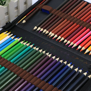 Bview Art Groothandel Spot 48Pcs Aquarel <span class=keywords><strong>Aqua</strong></span> Gekleurd Potlood Met Canvas Etui