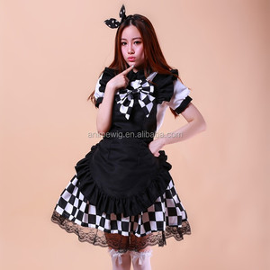 Di alta qualità Lolita ragazze gonna Sexy abito Lolita abito da <span class=keywords><strong>cameriera</strong></span> Anime Nyaruko Cosplay Costume di Halloween Sexy Costume - Product Image 5