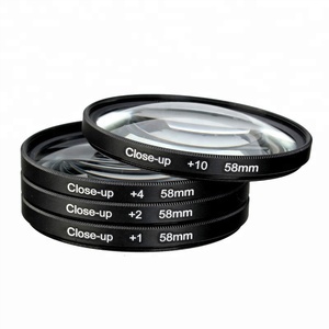 กล้อง58มม. มาโครใกล้ตัวกรองเลนส์ Kit + 1 + 2 + 4 + 10สำหรับ <span class=keywords><strong>Canon</strong></span> <span class=keywords><strong>EOS</strong></span> 1200D 1100D <span class=keywords><strong>700D</strong></span> 650D 600D 550D 500D100D Rebel T5i Len T4i