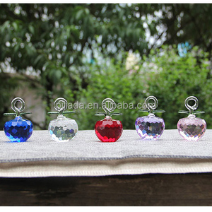 Thủy tinh đầy màu sắc thủ công mỹ nghệ pha lê Apple cho Cây giáng sinh trang trí - Product Image 2