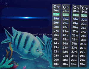 Aquarium Flachglas Thermometer Aufkleber Adhesive Sticky Aquarium Thermometer - Product Image 3