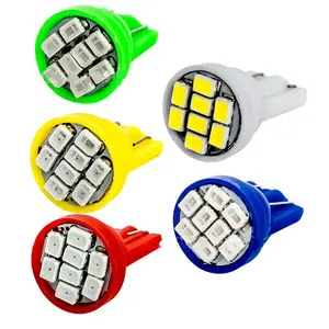 T10 194 168 192 W5W 8smd 1206/3020 السيارات الصمام مصابيح led للسيارات 8LED t10 led لمبة السيارات