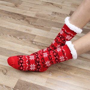 Chaussettes d'hiver en laine polaire pour enfants, garçon et fille, doux, épais et chaud - Product Image 5