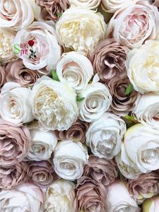 Décoration murale de mariage, fausses fleurs décoratives, pour un fond de votre mariage, vente en gros, - Product Image 3