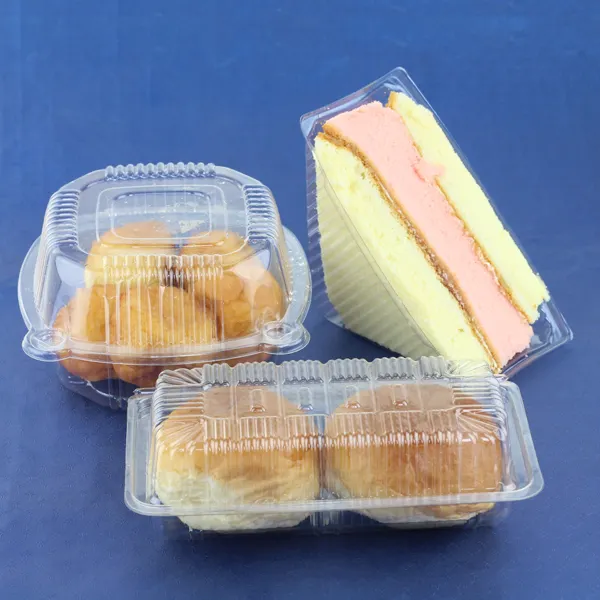 Pet/Pp Wegwerp Transparante Sandwich Cake Plastic Voedsel Container Verpakking