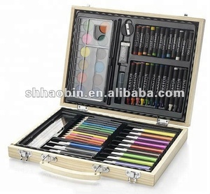 HB 82 unids de madera de Color Natural caja de pintura color de lápiz de Color y dibujo arte - Product Image 3