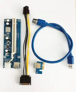 PCI-E Riser-Karte 1X bis 16X zu USB3.0 Extender-Kabel 009s Riser-Karte für Server gehäuse