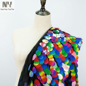 Vải Lưới Kim Sa Hình Giọt Nước Lớn Mắt To Làm Từ Vải Dệt Nanyee - Product Image 4