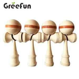 Kendama บอลทำจากไม้บีชและไม้แพดอวุกดามาสำหรับขายส่ง