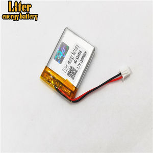 Plug 2,0-2 P 524038 v 1200 mAh <strong>3</strong>,7 V rechargeable LiPo battery solar rechargeable lithium-ion polymer lithium battery with PCM - Product Image 1