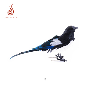 Haute qualité pas cher en gros artificielle <span class=keywords><strong>plume</strong></span> <span class=keywords><strong>plume</strong></span> d'oiseau <span class=keywords><strong>pie</strong></span> pour la décoration - Product Image 3