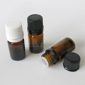 มินิ5มิลลิลิตรสีเหลืองอำพันแก้วยูโรขวดหยดที่มีการงัดแงะเห็นได้ชัดหมวก - Product Image 2