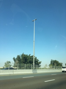 Anti-ferrugem 25m Poste de Iluminação de Alta Mastro Poligonal com Iluminação LED