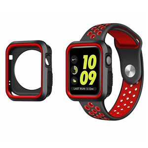 Ivanaze-funda protectora de silicona para Apple Watch, cubierta de repuesto ultrafina resistente a los golpes para iWatch Series 4 3 2 1 - Product Image 5