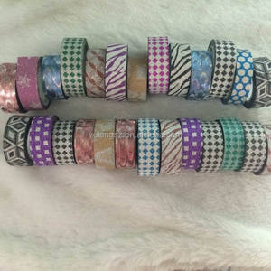 Nastro Adesivo Decorativo in <span class=keywords><strong>Plastica</strong></span> con Glitter Mini da 5m per Confezioni Regalo - Product Image 4