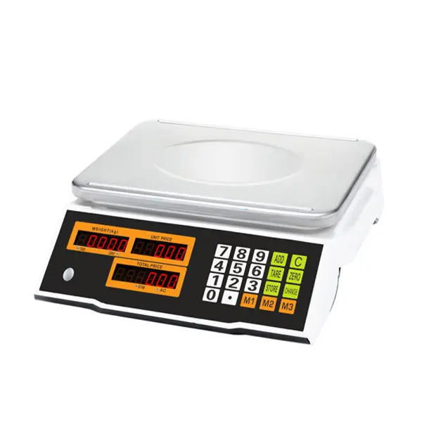 JL912 60lb/30kg Portable Electronic Digital Price Computing Scale with USB port