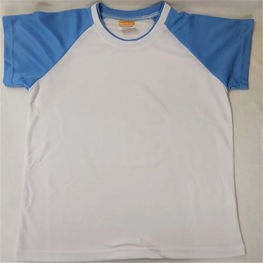 wholesale sublimation mesh jersey T shirt for kids, plain custom printed
