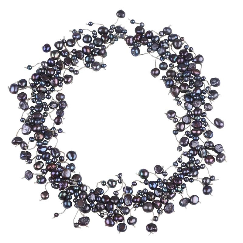 Chunky Sea Shell Bead Necklace High