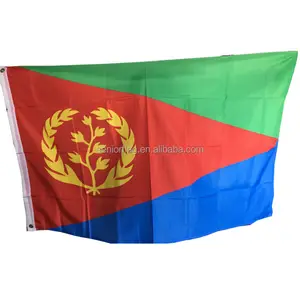 Different size Eritrea country flag