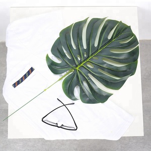 Vente directe d'usine Feuilles de <span class=keywords><strong>bananier</strong></span> artificielles en plastique Grandes feuilles vertes Feuilles de jungle artificielles - Product Image 4
