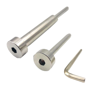Inch Turnbuckle Hàm-Hàm Đóng Cơ Thể Thép Không Gỉ Thiết Bị Đầu Cuối Không Swageless Chủ Đề Gỗ - Product Image 4