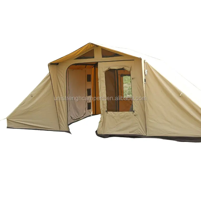 Outdoor camping 3-4 mensen dubbele volledige automatische familie tent