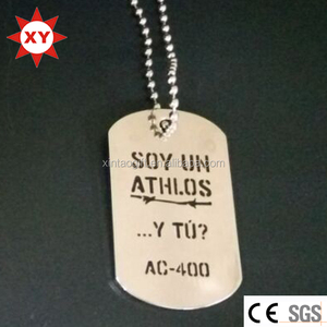 Osso forma personalizzata umani pet dog tags - Product Image 2
