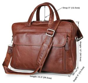 Vintage hombres maletín <span class=keywords><strong>de</strong></span> cuero maletín portátil durable <span class=keywords><strong>caso</strong></span> <span class=keywords><strong>de</strong></span> <span class=keywords><strong>abogado</strong></span> - Product Image 2