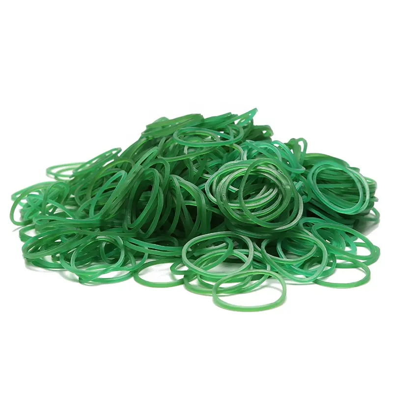 2022 Hot Selling Chinese Suppliers Highly Elastic and Durable Transparent Green Rubber Band