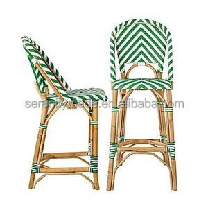 Meubles commerciaux bistro français chaises de <span class=keywords><strong>bar</strong></span> en rotin <span class=keywords><strong>tabouret</strong></span> de <span class=keywords><strong>bar</strong></span> extérieur pour le magasin de café - Product Image 2