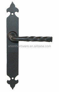 Châu âu phong cách chống gỉ wrought sắt đúc sắt <span class=keywords><strong>Craftsman</strong></span> Thiết kế 5 năm bảo hành căn hộ cửa xử lý - Product Image 3