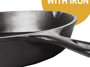 Poêle à crêpes en fonte pré-assaisonnée de 6 pouces en gros - Product Image 3