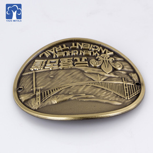 사용자 정의 geocache 곡선 하이킹 3D 로고 금속 배지 핀 - Product Image 5