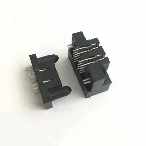 Conector de potencia MSD (SIDA), 7,62mm, 2 pines, color negro, cuchilla UAV