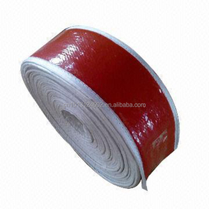50mm FEU MANCHES TUYAU SILICONE <span class=keywords><strong>ISOLATION</strong></span> TRESSÉ 10KV EN FIBER DE VERRE CORE avec magic tape - Product Image 4
