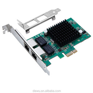 Diefu — <span class=keywords><strong>carte</strong></span> <span class=keywords><strong>réseau</strong></span> Intel 82575, 1000 mb/s, double port, originale - Product Image 1