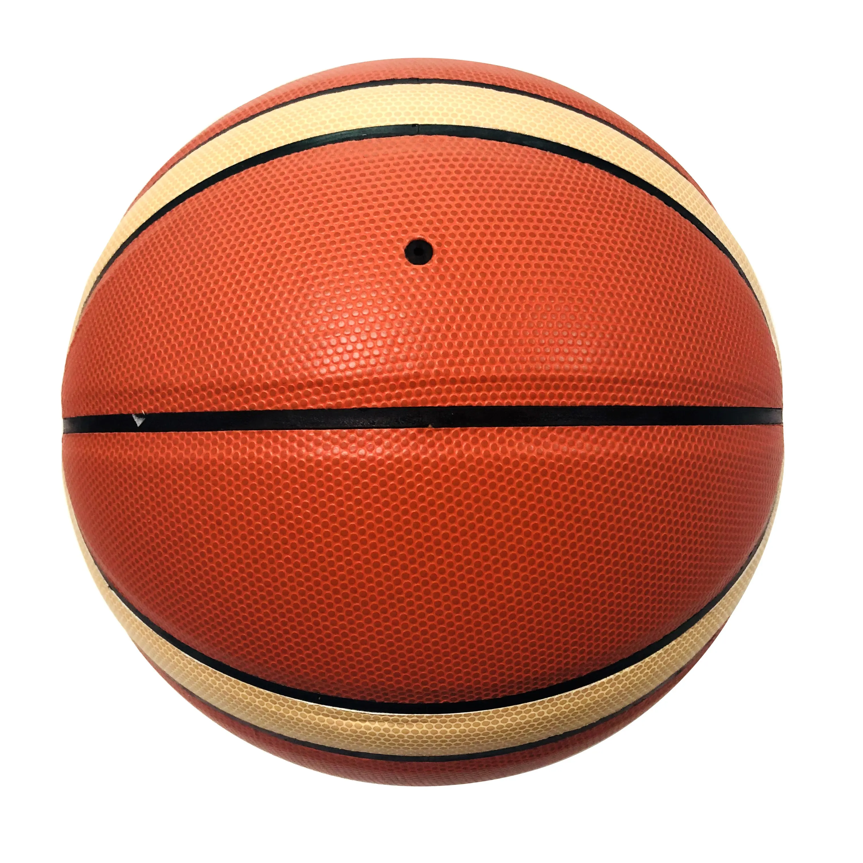 Pelota de baloncesto de cuero, logotipo personalizado, gg7, precio al por mayor