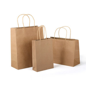 Borsa <span class=keywords><strong>di</strong></span> <span class=keywords><strong>Carta</strong></span> <span class=keywords><strong>Kraft</strong></span> <span class=keywords><strong>di</strong></span> Lusso Riciclabile con Manico Personalizzabile e Stampa Offset - Product Image 5