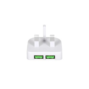 סיטונאי בריטניה תקע 5V 2.1A לבן/שחור כפול יציאת usb מטען מתאם בריטניה נסיעות נייד מטען - Product Image 4