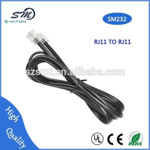 Exterior e <span class=keywords><strong>interior</strong></span> rj11 de extremo a extremo teléfono rj11 <span class=keywords><strong>cable</strong></span> - Product Image 2