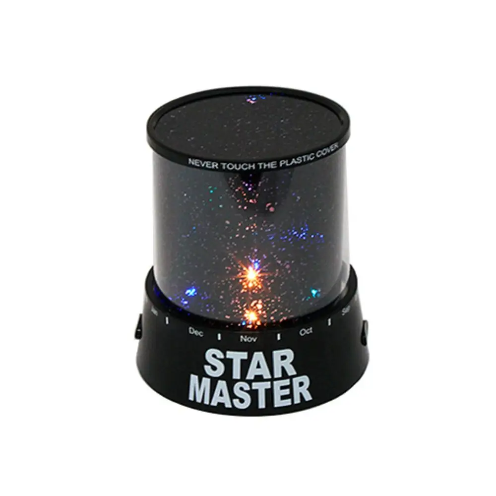 Colorful Romantic Sky Stars Master Projector Lamp Starry LED Night Light Kids Bedroom Bed Light for Christmas