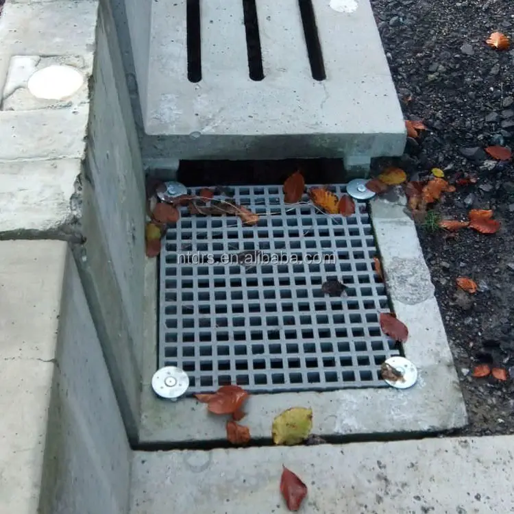 fiberglass floor plastic road drain cover grating grates