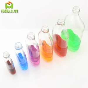 Mini 50Ml 100Ml 200Ml 250Ml 350Ml 500Ml Rượu Vang Phẳng Rỗng Chai Thủy Tinh Cho Rượu Lạnh Pha Cà Phê Trà Sữa Vuông - Product Image 6