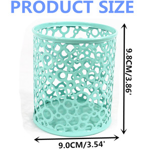 Custom <span class=keywords><strong>design</strong></span> maglia del nastro metallico ufficio scuola <span class=keywords><strong>scrivania</strong></span> tavolo del desktop matita dell'organizzatore del supporto della penna - Product Image 5