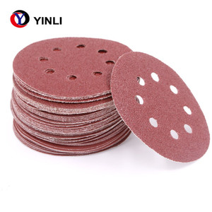 Aluminium Oxid 4 zoll Schleifpapier Disc mit Magie oder Gummi Zurück - Product Image 5