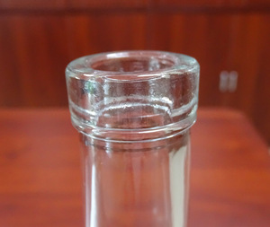Nuevo tipo 750 ml cristal blanco fino vaso vacío botella de ginebra - Product Image 5