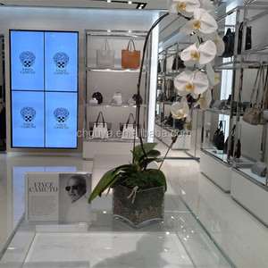 Comercial Venta Caliente Todo Tipo de Tienda Al Por Menor Montado <span class=keywords><strong>En</strong></span> la Pared Moderna Pantalla De Madera Bastidores de Zapatos - Product Image 2